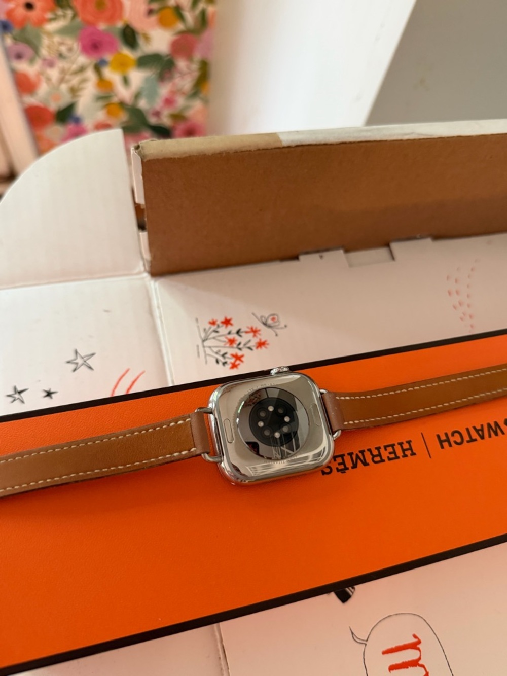 Hermes Series 10 Apple Watch & Bands - Double Tour 42mm Hapi Attelage EUC - Picture 15 of 16